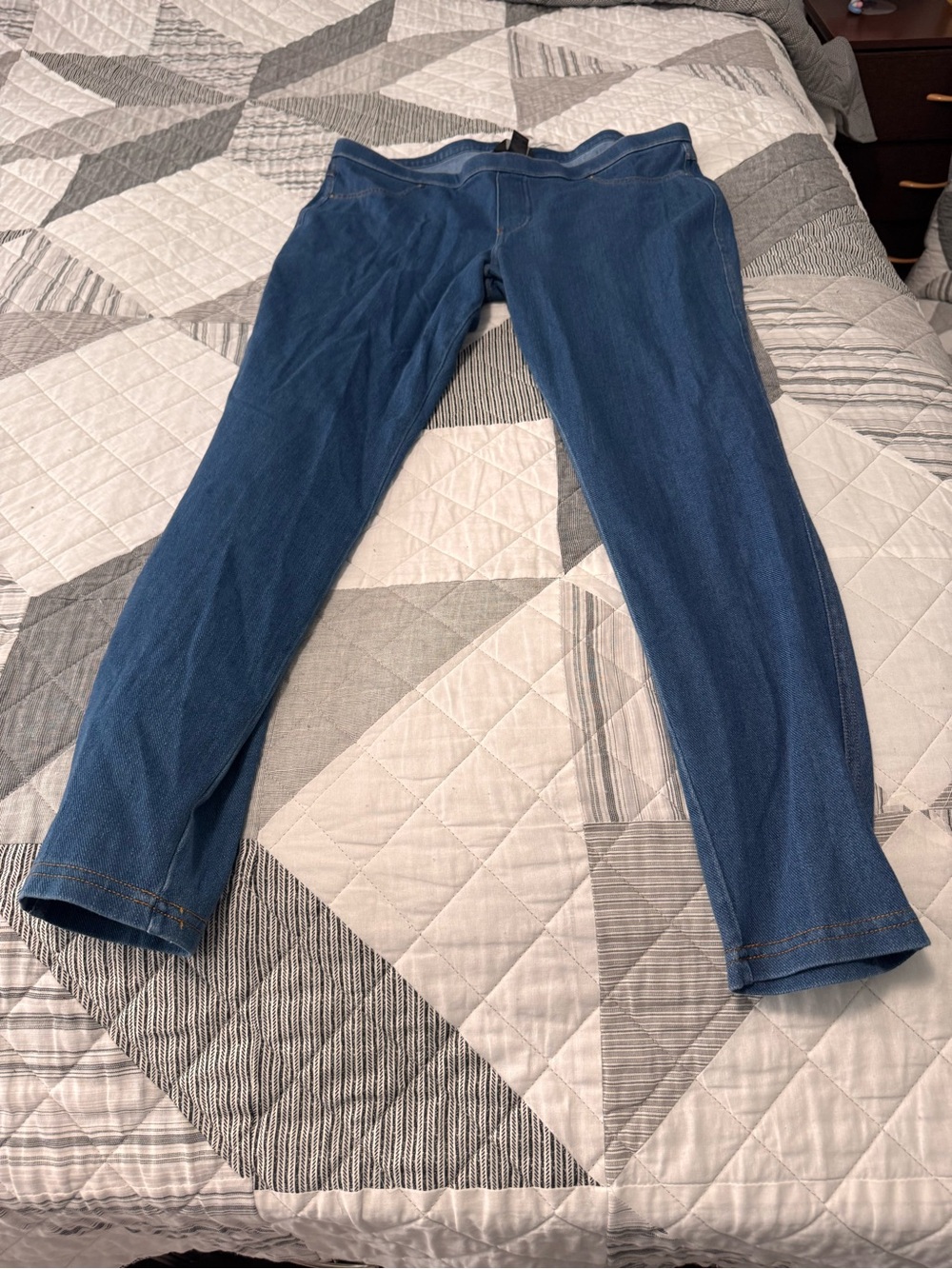 Simply Vera Wang Blue Stretch Jeggings